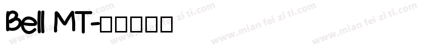 Bell MT字体转换